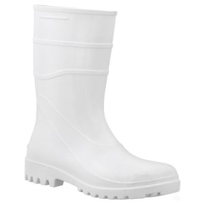 Bota em PVC - Cano Curto Branca
