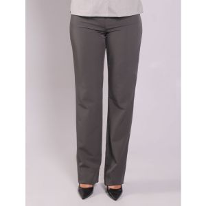 Calça Social Feminina Cós Elástico Cinza - Two Way