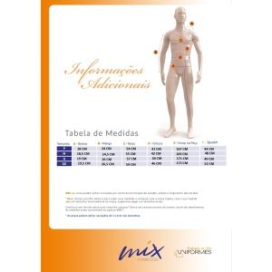 Macacão Profissional Masculino em Brim Azul Marinho